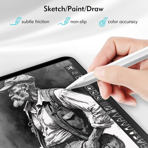 Magnetic Paper Screen Protector for iPad 10th Gen 2022(10.9-inch), Matte Screen Protector for iPad 10th generation(2022) 10.9-inch, Write and Draw Like on Paper, Anti-Glare Screen Protector in Saudi Arabia
