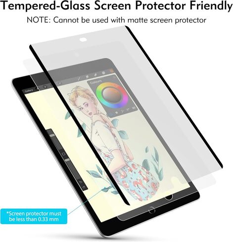 Magnetic Paper Screen Protector for iPad 10th Gen 2022(10.9-inch), Matte Screen Protector for iPad 10th generation(2022) 10.9-inch, Write and Draw Like on Paper, Anti-Glare Screen Protector in Saudi Arabia