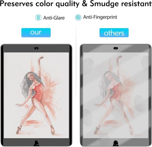 Magnetic Paper Screen Protector for iPad 10th Gen 2022(10.9-inch), Matte Screen Protector for iPad 10th generation(2022) 10.9-inch, Write and Draw Like on Paper, Anti-Glare Screen Protector in Saudi Arabia