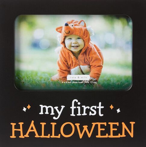Kate & Milo Cutest Pumpkin Canvas, DIY Baby Footprint Keepsake Art, Perfect for Baby Girl or Boy's First Halloween Season, Fall Nursery Decorations in Saudi Arabia
