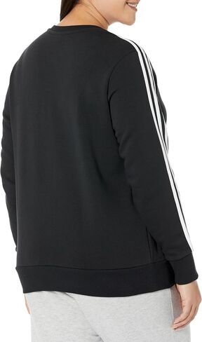 adidas Women's Essentials 3-Stripes Fleece Sweatshirt (Plus Size) in Saudi Arabia