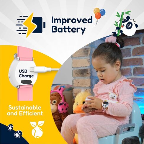 Potty Training Watch for Boys & Girls with 8 Countdown/16 Alarm Reminders, Educational Fun Flashing Lights/Music for Kids, Digital Water Resistant Toilet Timer for Baby & Toddler, eBook (Blue) in Saudi Arabia