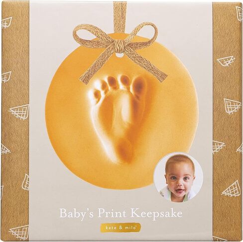 Kate & Milo Cutest Pumpkin Canvas, DIY Baby Footprint Keepsake Art, Perfect for Baby Girl or Boy's First Halloween Season, Fall Nursery Decorations in Saudi Arabia