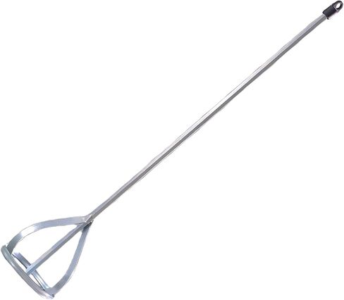 TILER Paint and Mud Mixer for Drill in 1 to 5 Gallon Bucket -Paint Stirrer Drill Attachment Fits all standard drills- Zinc plated steel - Hex head for non slip -Easy Cleaning Drill Paddle 8201 in Saudi Arabia