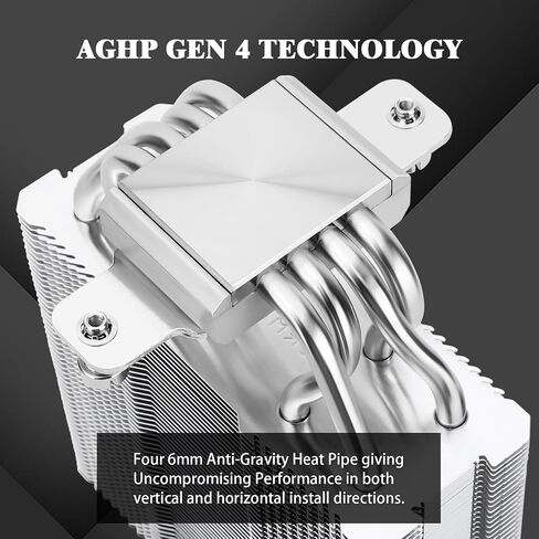 Thermalright Assassin X 120 V2 CPU Air Cooler, AX120 V2, 4 Heat Pipes, TL-C12B V2 PWM Quiet Fan CPU Cooler with S-FDB Bearing, Computer Heatsink Cooler, for AMD AM4 AM5/Intel 1700/1150/1151/1200 in Saudi Arabia