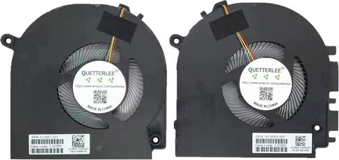 Replacement New Laptop CPU and GPU Cooling Fan for HP Envy 17.3" 17-CR 17-CR0013DX Series N13561-001 7J2280 N13562-001 7J2260 EG50050S1-CK50 -S9A EG50050S1-CK60-S9A DC5V Fan in Saudi Arabia