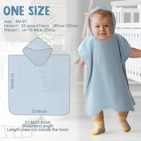 3 Pcs Hooded Baby Towels Cotton Soft and Absorbent Baby Bath Towel with Hood Baby Towels for Toddler Absorbent Hooded Baby Towels Poncho for Boys Girls in Saudi Arabia