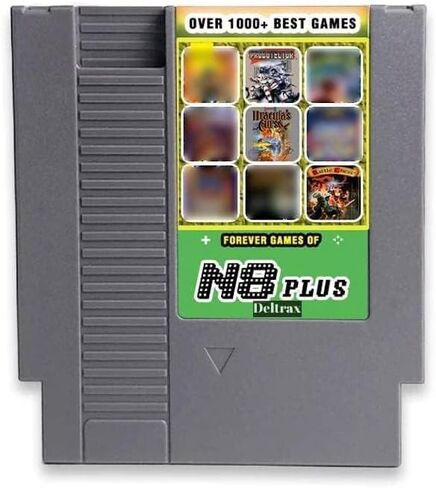 Super Cartridge N8 Plus 1000 in 1 Multi Game Cartridge for NES 8 Bit video Game Consoles in Saudi Arabia