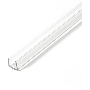 Outwater Plastics 1830-Cl Clear 1/4'' Petg U-Channel Clear Plastic U-Channel/C-Channel 36 Inch Lengths (Pack of 4)