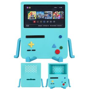 Miss Adola Stand for Switch(2017) Accessories Cartoon Cute Soft Silicone Portable Dock for Nintendo Playstand Games Room Decor Unique for Game Lover Teen Girls Boys Kids