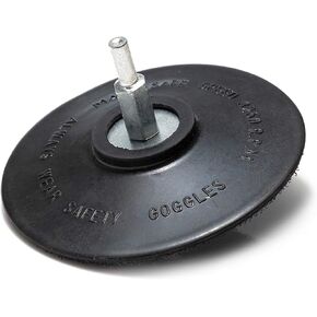 Glass Polish 12735 Backing Pad for an electric drill, Size 4.5 inch