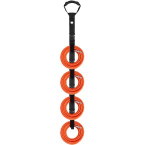 Extension Cord Organizer, Extension Cord Storage System with 4 Detachable Straps, Garage, Shed, and Garden Cord Holder for Hanging Extension Cord, Hose, Rope, Tool, Space Saver to Keep Cords Together