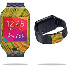 MightySkins Skin Compatible with Samsung Galaxy Gear 2 Neo Smart Watch Cover Skins Sticker Watch Marble Trip