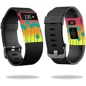 غلاف MightySkins متوافق مع غطاء Fitbit Charge HR وساعة Sherbet Palms