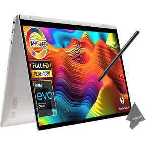 Samsung Galaxy Book2 Pro 360 Laptop, 2-in-1 15.6" AMOLED FHD Touch, 12-Core Intel i7-1260P (Up to 4.7GHz), Fingerprint Reader, Thunderbolt 4, Win11 H, w/S Pen & Cloth (16GB LPDDR5 RAM | 1TB SSD)