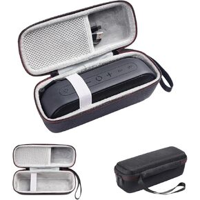 Hard Case Replacement for Tribit XSound Plus 2 Portable BT Speaker - Travel Protective EVA Carrying Storage Bag, Extra Mesh Pocket for Bluetooth Speakers Charger, Charging Cables