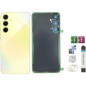 Galaxy A55 Back Glass Replacement for Samsung Galaxy A55 5G Back Cover Glass with Tape+Camera Lens+Tools (Iceblue Latin/Blue)