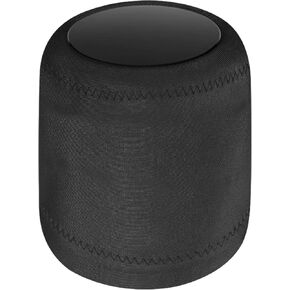 Geekria Lycra Speaker Cover for Appl HomePod 2/1 Smart Speaker Cover, Dust Cover, Replacement Bluetooth Speaker Cover (Black)