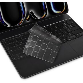 Keyboard Cover Compatible with Apple iPad Pro 13 Inch M4 2024 Magic Keyboard A2925 A2926, iPad Pro 13 Magic Keyboard Skin Protector