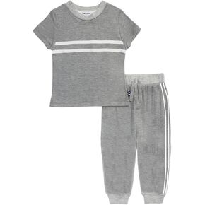 Splendid baby-boys Contrast Stripe Short Sleeve Set