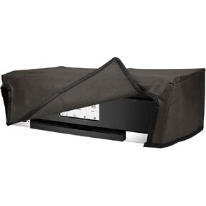 kwmobile Dust Cover Compatible with Canon PIXMA TS8350 / TS8351 / TS8352 - Printer Case - Fabric Protector Cover - Dark Grey