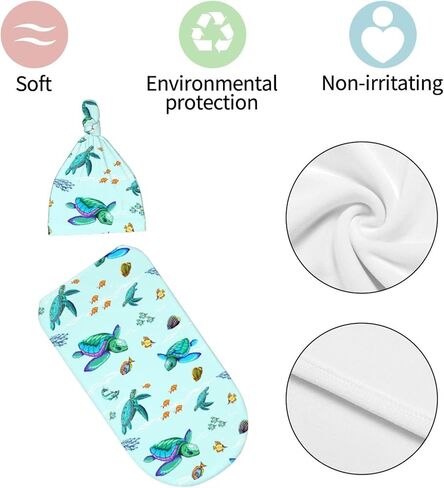 Swaddling Blanket for Baby, Sleeping Sacks, Unisex Baby Stuff with Hat, Strawberry in Saudi Arabia