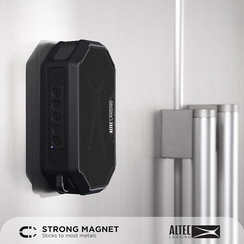 Altec Lansing Portable Bluetooth Speaker HYDRAMINI 2.0, IP67 Waterproof, Portable Speaker, 12h Playtime, Wireless Pairing, USB-C Quick Charge, Magnetic Bluetooth, Voice Assistant Integration in Saudi Arabia