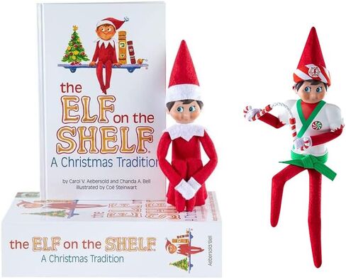 Elf On The Shelf Scout Boy (Blue Eyed Boy) with Karate Kicks Set Bundle in Saudi Arabia