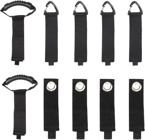 10 عبوات من منظم حامل سلك التمديد، تحمل 50 رطلاً من أشرطة التخزين شديدة التحمل، وحزام كابل عالي التحمل لتنظيم المرآب والتخزين in Kuwait