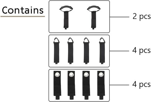10 عبوات من منظم حامل سلك التمديد، تحمل 50 رطلاً من أشرطة التخزين شديدة التحمل، وحزام كابل عالي التحمل لتنظيم المرآب والتخزين in Kuwait