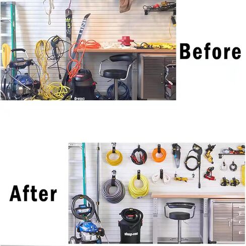 10 عبوات من منظم حامل سلك التمديد، تحمل 50 رطلاً من أشرطة التخزين شديدة التحمل، وحزام كابل عالي التحمل لتنظيم المرآب والتخزين in Kuwait