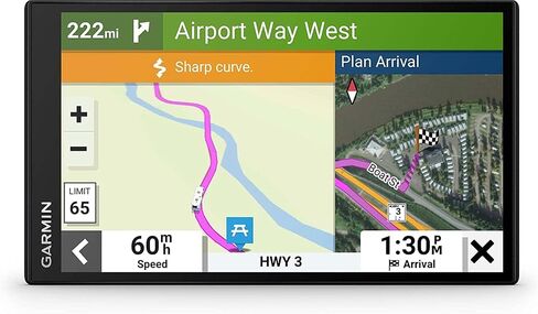 جهاز ملاح محمول Garmin RV 795 RV Navigator GPS للمركبات الترفيهية مع شاشة تعمل باللمس، وخرائط محملة مسبقًا مع بطاقة MicroSD سعة 8 جيجابايت، وحزمة سفر 6Ave ومجموعة تنظيف in Saudi Arabia
