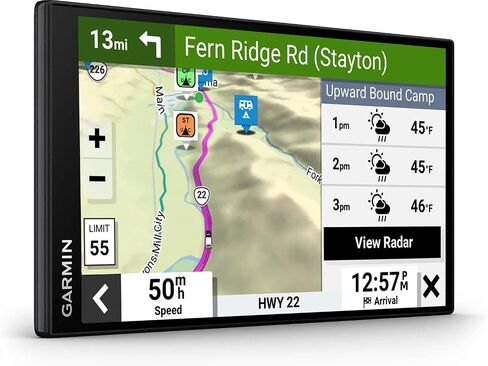 جهاز ملاح محمول Garmin RV 795 RV Navigator GPS للمركبات الترفيهية مع شاشة تعمل باللمس، وخرائط محملة مسبقًا مع بطاقة MicroSD سعة 8 جيجابايت، وحزمة سفر 6Ave ومجموعة تنظيف in Saudi Arabia