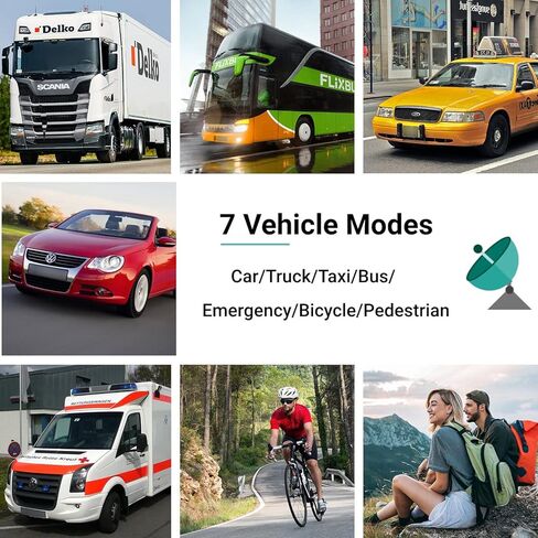 GPS Navigator for Car 9 Inch Truck GPS Commercial Drivers 2024 with US/CA/MX Offline Map, Free Map Update, Voice Guidance, Drive Alert, Handheld GPS Navigation System for Vehicle RV Semi Truck in Kuwait