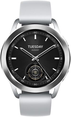 Xiaomi Watch S3, Interchangeable Bezel Design, Supports 150+ Sports Modes, Built-in L1+L5 Dual-Band GNSS, 1.43" Large AMOLED Display, Upgraded All-Round Health Monitoring, Silver in Saudi Arabia