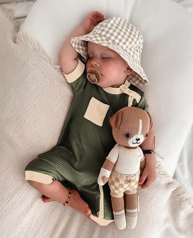Volunboy Newborn Summer Clothes Unisex Baby Boy Girl 2 Pack Rompers Short Sleeve Two Way Zipper One-piece Jumpsuits Bodysuits in Saudi Arabia