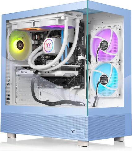 Thermaltake Vista i47TH Gaming Desktop (Intel® Core™ i7-14700KF, ToughRam 32GB DDR5 5600MT/s RGB Memory, NVIDIA® GeForce RTX™ 4070 Ti Super, 2TB NVMe M.2, WiFi, Windows 11) V27H-B760-7TS-LCS in Saudi Arabia