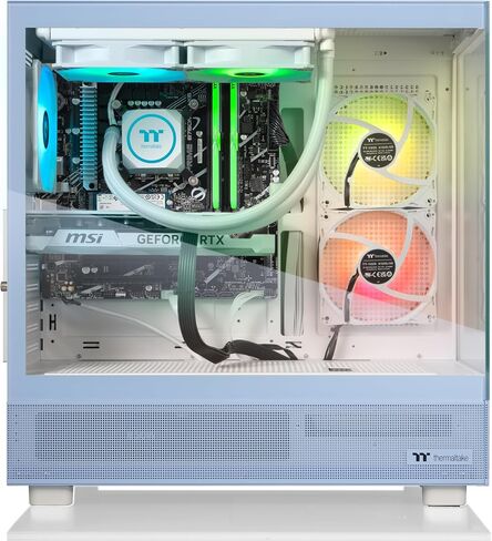 Thermaltake Vista i47TH Gaming Desktop (Intel® Core™ i7-14700KF, ToughRam 32GB DDR5 5600MT/s RGB Memory, NVIDIA® GeForce RTX™ 4070 Ti Super, 2TB NVMe M.2, WiFi, Windows 11) V27H-B760-7TS-LCS in Saudi Arabia