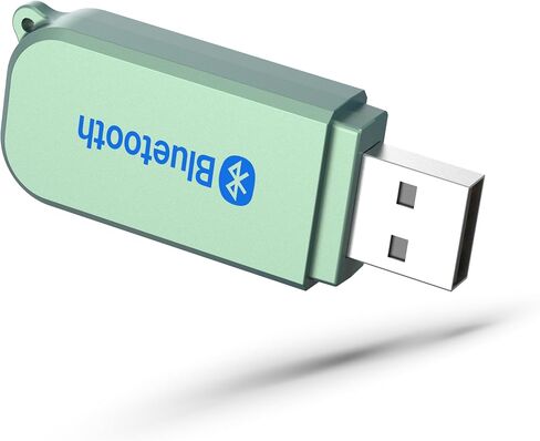 محول سيارة بلوتوث 5.3 صغير، جهاز استقبال بلوتوث USB مع محول مقبس Aux لاسلكي 3.5 ملم طقم سيارة بدون استخدام اليدين ميكروفون مدمج للسيارة وستيريو المنزل والمزيد in Kuwait