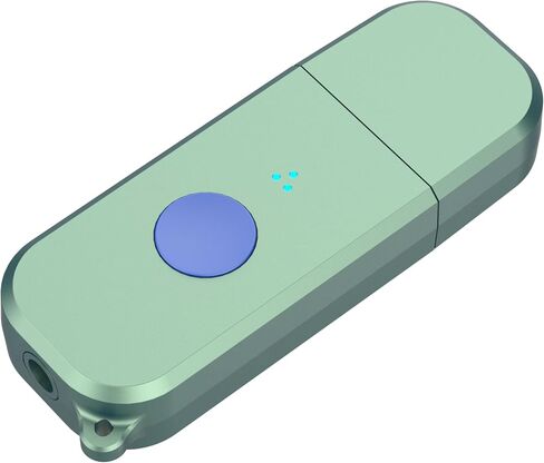 محول سيارة بلوتوث 5.3 صغير، جهاز استقبال بلوتوث USB مع محول مقبس Aux لاسلكي 3.5 ملم طقم سيارة بدون استخدام اليدين ميكروفون مدمج للسيارة وستيريو المنزل والمزيد in Kuwait
