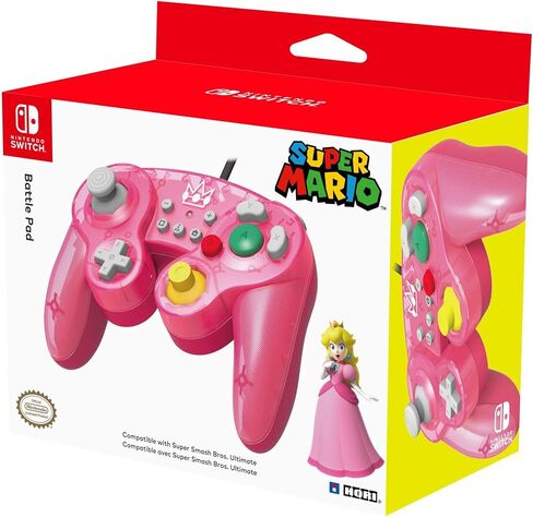 HORI Nintendo Switch Battle Pad (Luigi) GameCube Style Controller Officially Licensed By Nintendo - Nintendo Switch in Kuwait