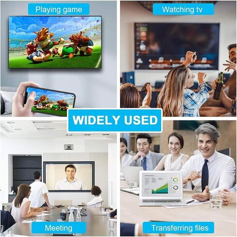 [معتمد من Apple MFi] محول كابل Lightning إلى HDMI لأجهزة iPhone، موصل سلك HDTV محول Lightning رقمي 1080P متوافق مع iPhone/iPad إلى شاشة عرض التلفزيون لا حاجة إلى مصدر طاقة - 6.6 قدم in Kuwait