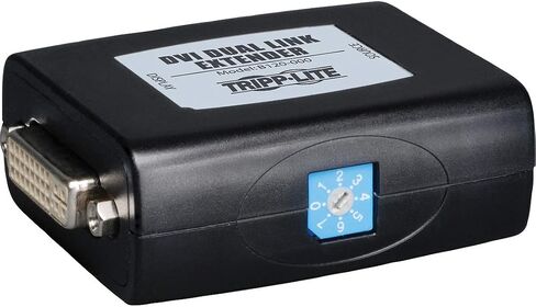 معادل موسع Tripp Lite DVI، مكرر فيديو مزدوج الرابط 2560x1600 عند 60 هرتز (DVI F/F)(B120-000)، شفاف، أسود in Saudi Arabia