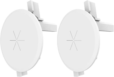 Black Wall Plate Cable Pass Through Integrated Round Wall Plate Mounting Bracket, Screwless Silicone Wall Plate Cover for Low Voltage HDTV cables and Wires Hidden in Wall, 2-Pack in Saudi Arabia