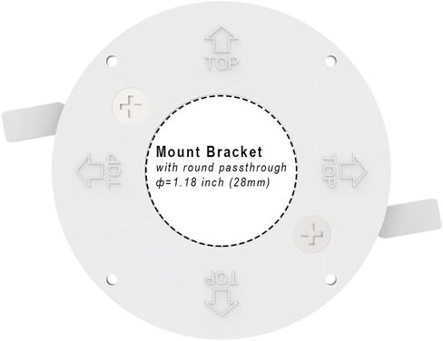 Black Wall Plate Cable Pass Through Integrated Round Wall Plate Mounting Bracket, Screwless Silicone Wall Plate Cover for Low Voltage HDTV cables and Wires Hidden in Wall, 2-Pack in Saudi Arabia