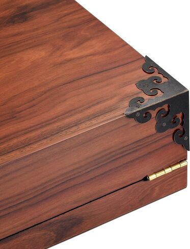 uxcell 50x50x50mm Metal Box Corner Protectors Edge Guard Iron Bronze Tone 4pcs in Saudi Arabia
