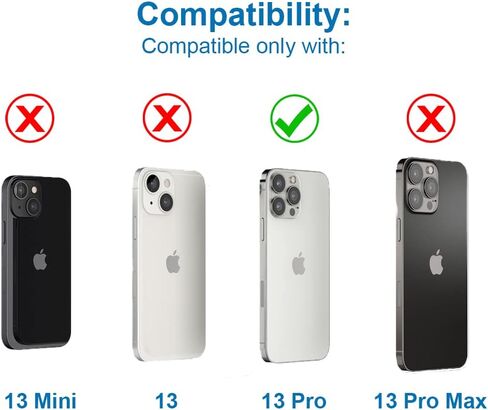استبدال عدسة زجاجية للكاميرا الخلفية الخلفية من MMOBIEL متوافق مع iPhone 13 Pro / 13 Pro Max 2021 بما في ذلك. لاصق مزدوج الجوانب وملقط وقماش in Saudi Arabia