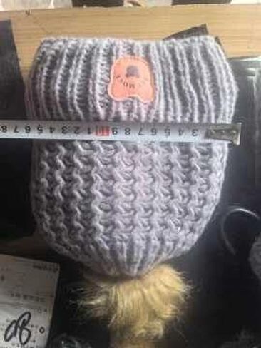 Kitroc Plus. Baby Woolen Hat, Cute Bear Ear Protection Hat, Children's Winter Thickened Warm Knitted Hat Boys and Girls in Saudi Arabia