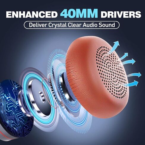 Bluetooth Headset with Microphone Noise Canceling for Call Center, Mono Wireless Headphone with USB Bluetoooth adapter for PC, Telephone Headset for Cell Phone Office Conference Skype Teams in Saudi Arabia