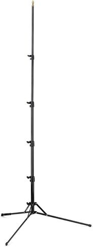 Manfrotto Nano Plus 3-Section Light Stand with 5/8" Spigot, 8.8 lb Capacity, Extends to 6.5' Black in Saudi Arabia